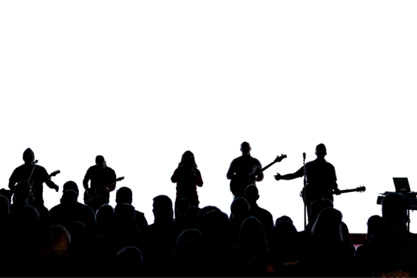 worship band silhouette